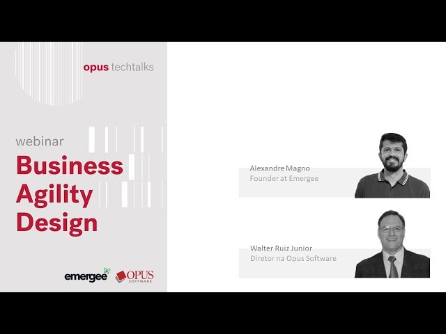 Header "Opus Techtalks - Business Agility Design"